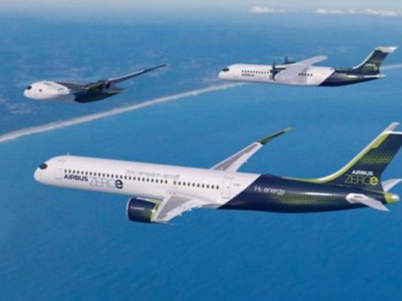 إيرباص تطلق طائرات عديمة الانبعاثات هي الاولى من نوعها